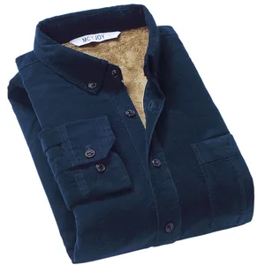 Новая трендовая хлопковая Вельветовая теплая кашемировая Толстая рубашка с длинным рукавом для мужчин брендовая Повседневная рубашка мужская рубашка 4XL