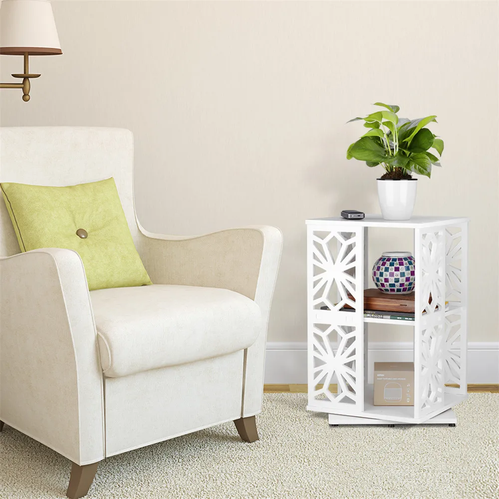 Finether 2 уровня модульный вращающийся на 360 градусов выдвижной деревянный