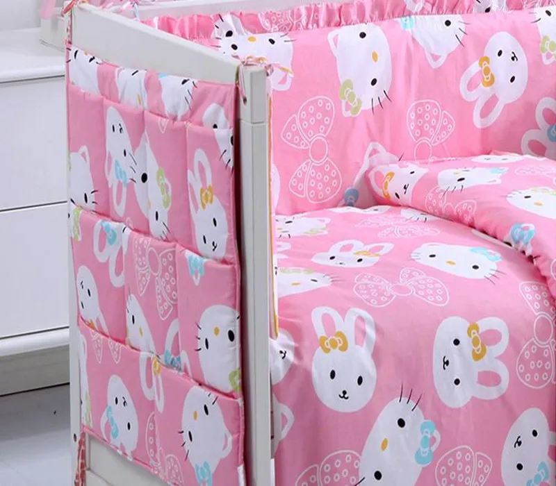 Комплект постельного белья для малышей хлопковая мультяшная кроватка