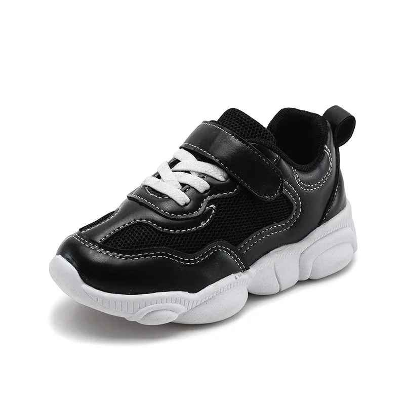 Kids Sports Shoes Girls Child Sneakers 2019 Spring Autumn Boys Running Baby Pu Leather White Children Mesh | Детская одежда и