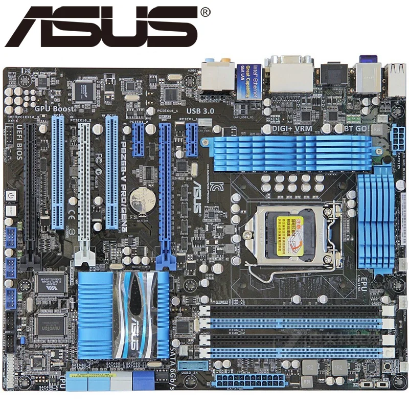 Asus P8Z68-V Pro/GEN3 настольная материнская плата Z68 Socket LGA 1155 i3 i5 i7 DDR3 32G ATX UEFI биос оригинальная б/у материнская плата в продаже