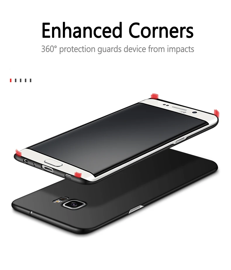 Для samsung Galaxy S6 Чехол MSVII палец кольцо тонкий чехол для samsung S6 S 6 Edge жесткая задняя крышка из ПК чехол для Galaxy S6 Edge