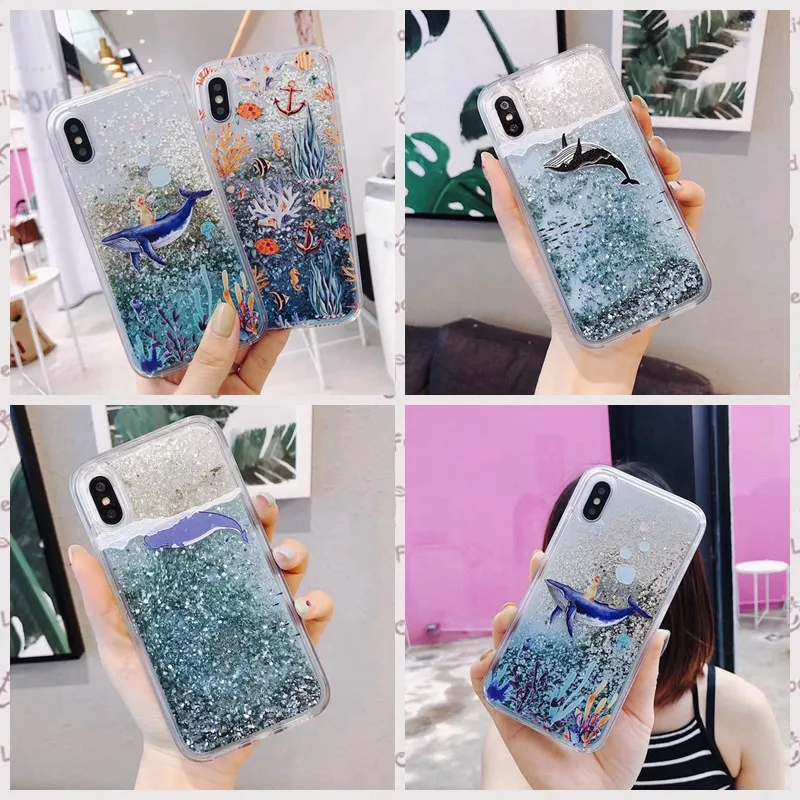Зыбучих песков с блестками Роскошный чехол для мобильного телефона samsung galaxy A50 A7