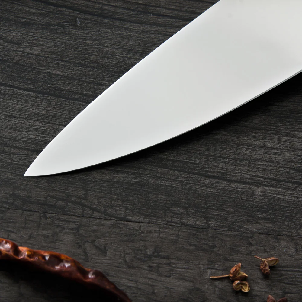 DAMASK японский нож шеф-повара из нержавеющей стали 8 дюймов острое лезвие заклепки