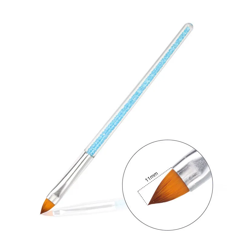 Технические Стразы кисти с акриловой ручкой для дизайна ногтей линия рисования