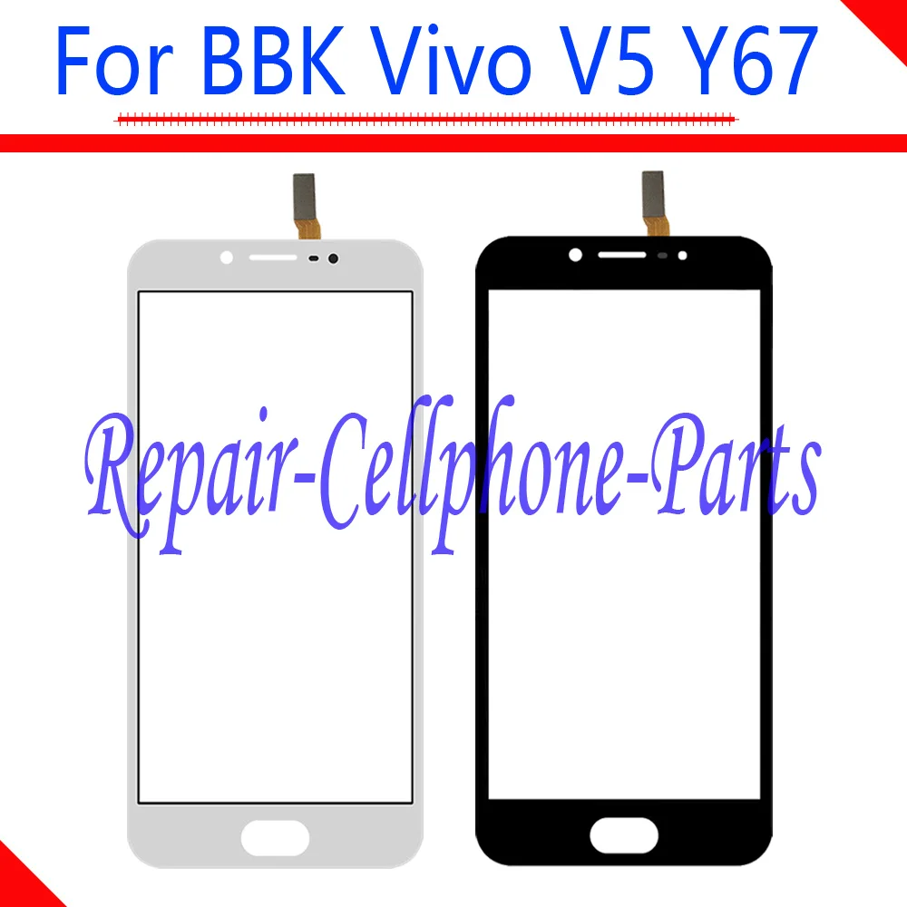 Фото Черный/белый 5 дюймовый сенсорный экран дигитайзер стекло Замена для BBK Vivo V5