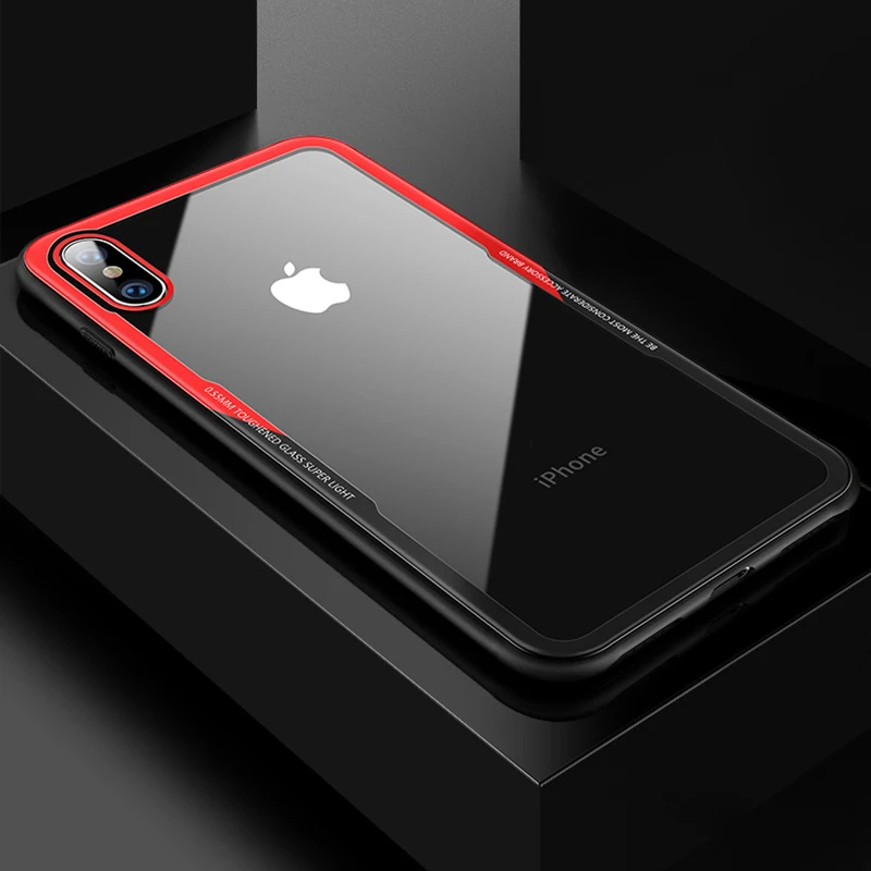 Fashion Case for iPhone 5 5S SE 6 6S 7 X 8 Shockproof TPU Transparent PC Luxury Slim Cover x 6s plus Coque |
