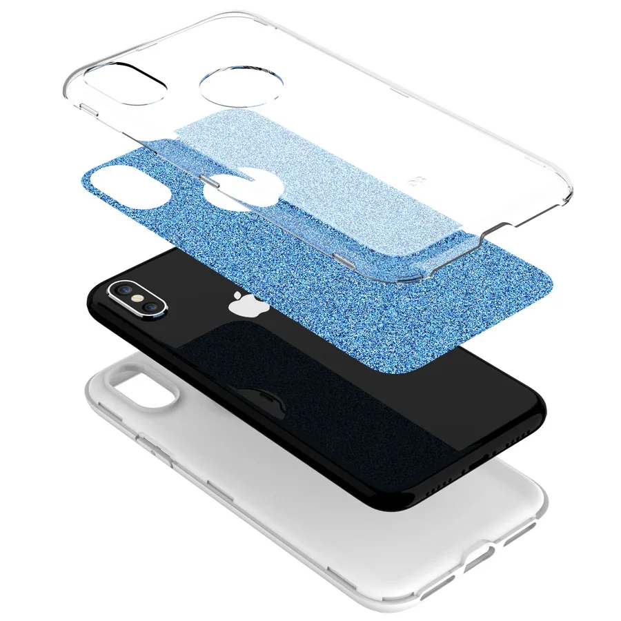 Ithuriel блеск Чехол для Apple iphone X 8 7 6 6s плюс крышка Искра шику чехол SE 5 5S сверкающих
