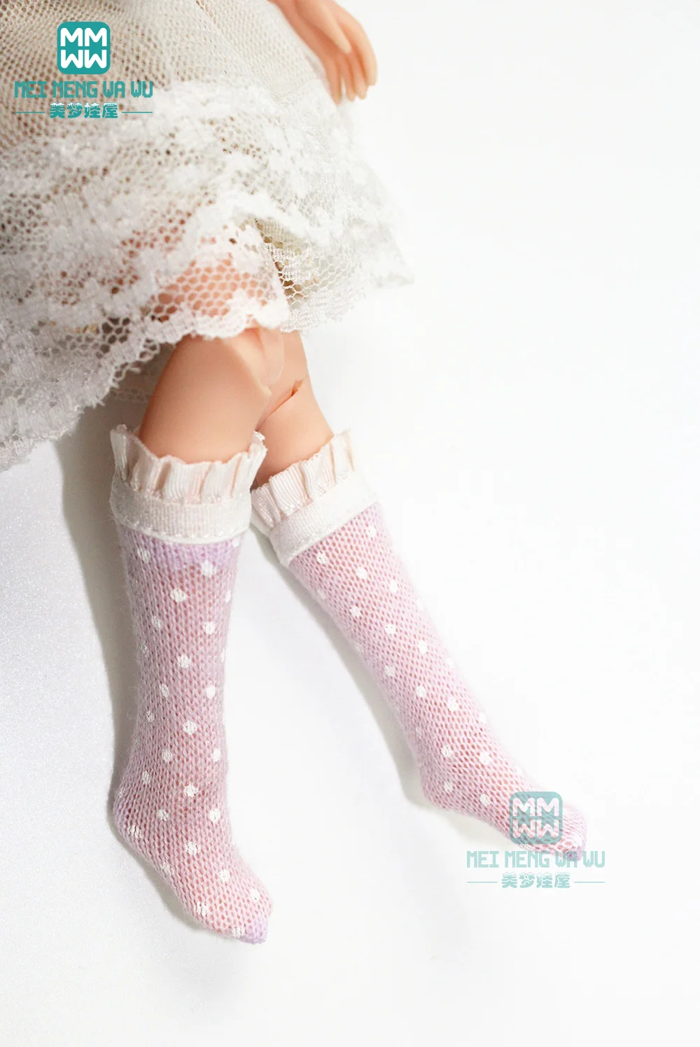 1 шт. аксессуары для Blyth fashion кружевные носки в горошек чулки кукол Azone 1/6 | Игрушки и