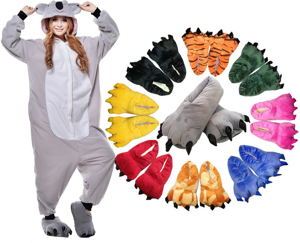 28 видов костюмов для косплея животных Пижама взрослых панда кролик медведь кошка