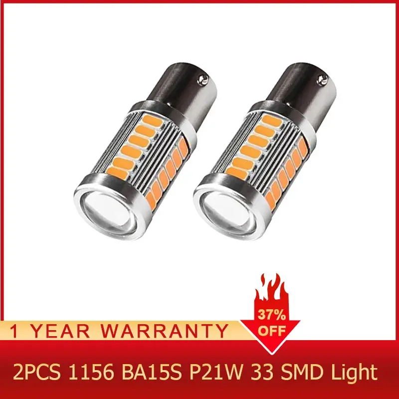 ROADOT 2 шт. 1156 BA15S P21W 33 SMD 5630 Светодиодный автомобиль резерв свет двигатель Тормозная