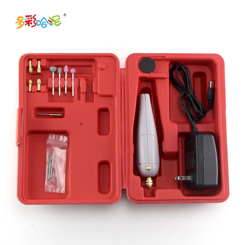 1 шт. Мини электрическая дрель шлифовальный станок глиняный инструмент полировка