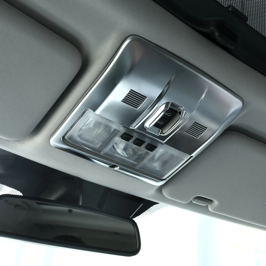 

Chrome Accessory Front Reading Light Frame Trim Car Sticker For Land Rover Discovery 4 2010-2015,Car Styling
