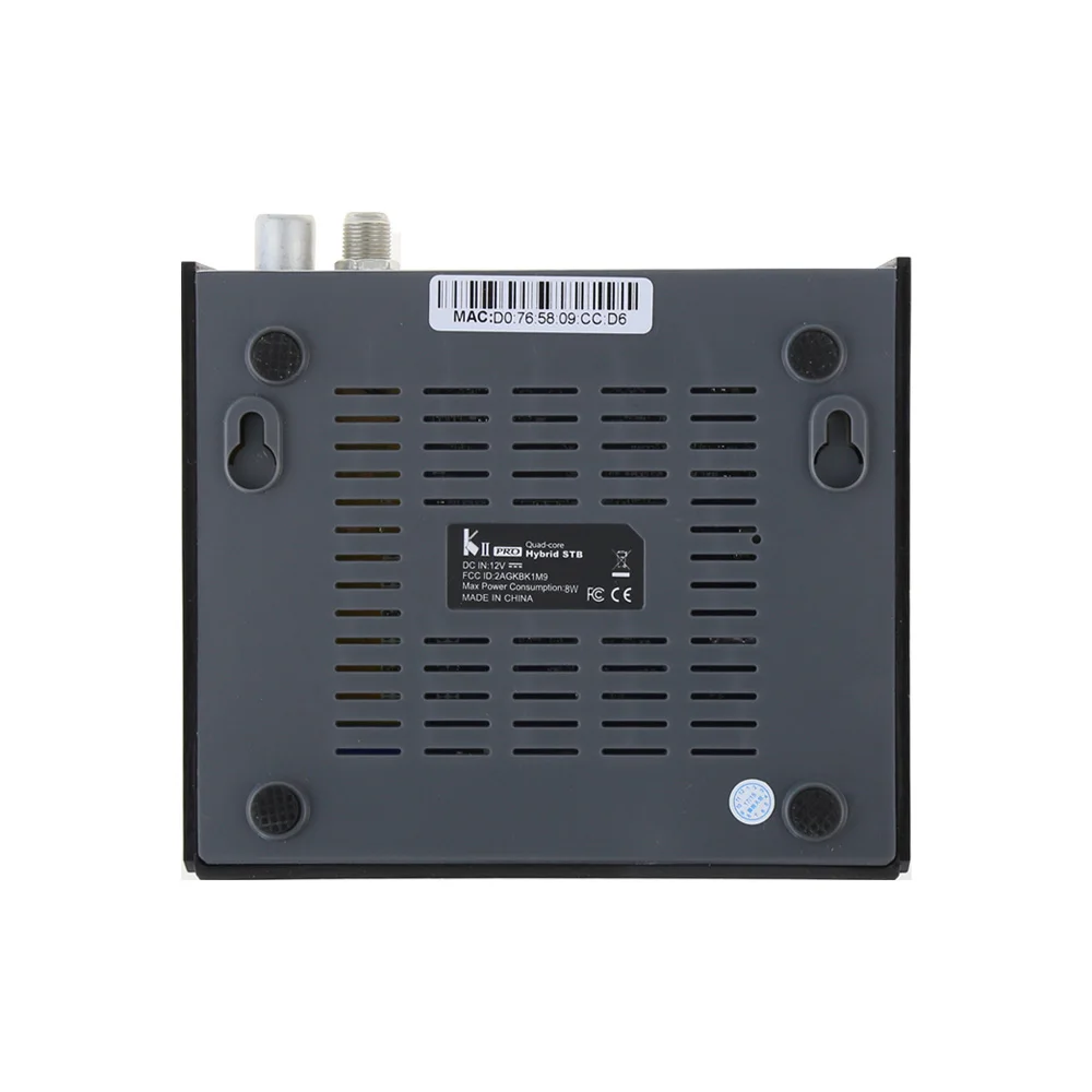 Mecool Smart tv BOX DVB-T2 DVB-S2 Android tv приём медиаплеер Amlogic S905D 2 Гб 16 Гб H.265 WiFi Испания смарт-приставка KII Pro