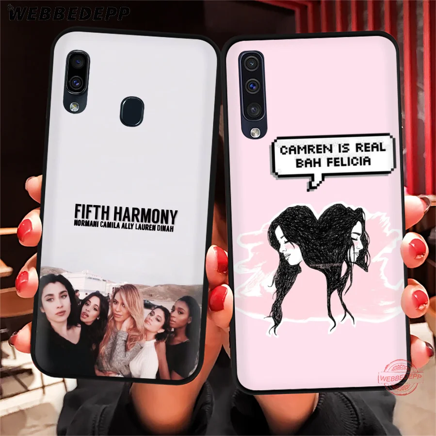 WEBBEDEPP Fifth Harmony Lauren Jauregui мягкий чехол для телефона с изображением цветов Samsung A50s A40s