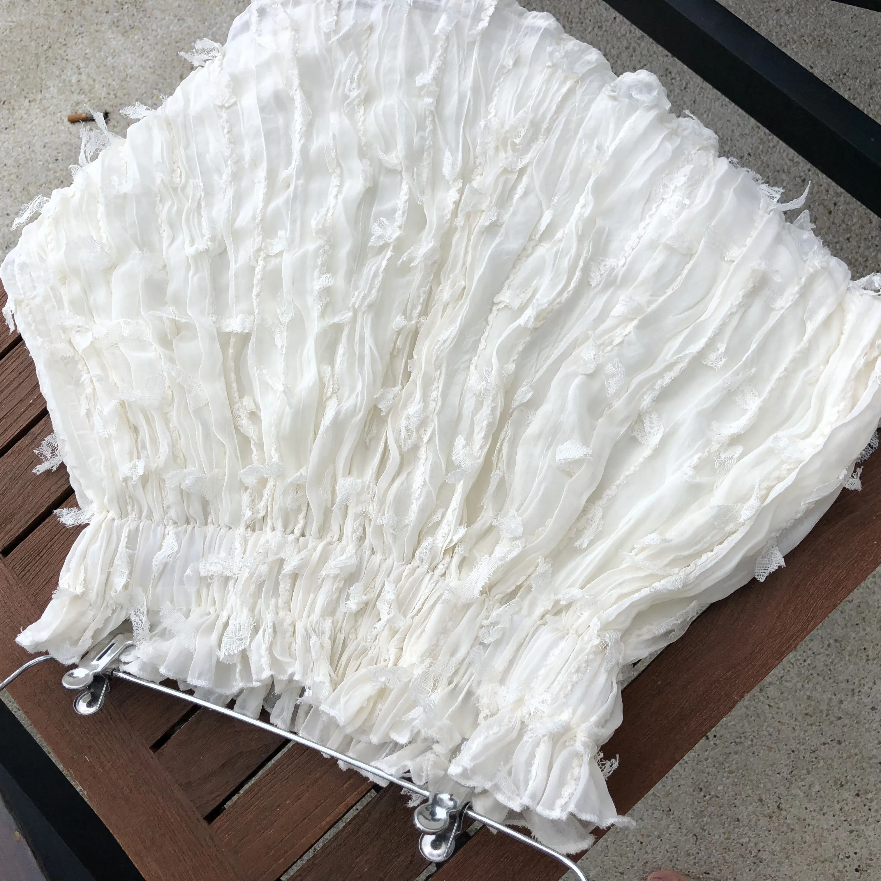 Летние Для женщин Мода смешивания вуаль плиссированные мини кисточкой