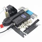 Паяльная станция RIESBA 8858, портативная, BGA, Нагнетатель горячего воздуха, нагревательный сердечник, сопло, пинцет