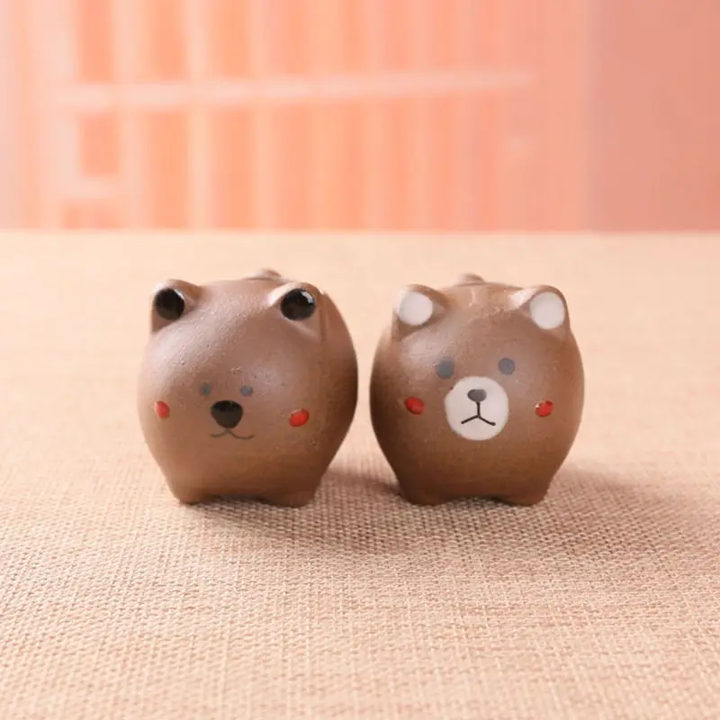 Cartoon Cute Bear Succulent Flower Pots Hot Sale Mini Planter Bonsai Decor Balcony Small Garden Wall Planter Desktop Office Home