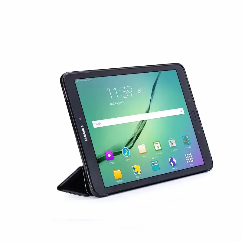 Тонкий магнитный складной PU чехол для samsung Galaxy Tab S3 9,7 дюймов SM-T820/T825 чехол-подставка для samsung Tab S3 9,7 Чехол+ пленка+ ручка