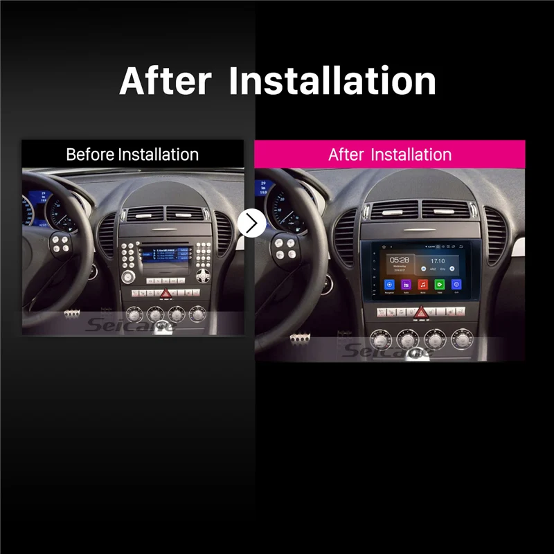 Seicane Android 9,0 Автомобильный мультимедийный плеер для 2000 2001 2002-2011 Mercedes SLK класса R171 SLK200 SLK280 SLK300 SLK350 SLK55