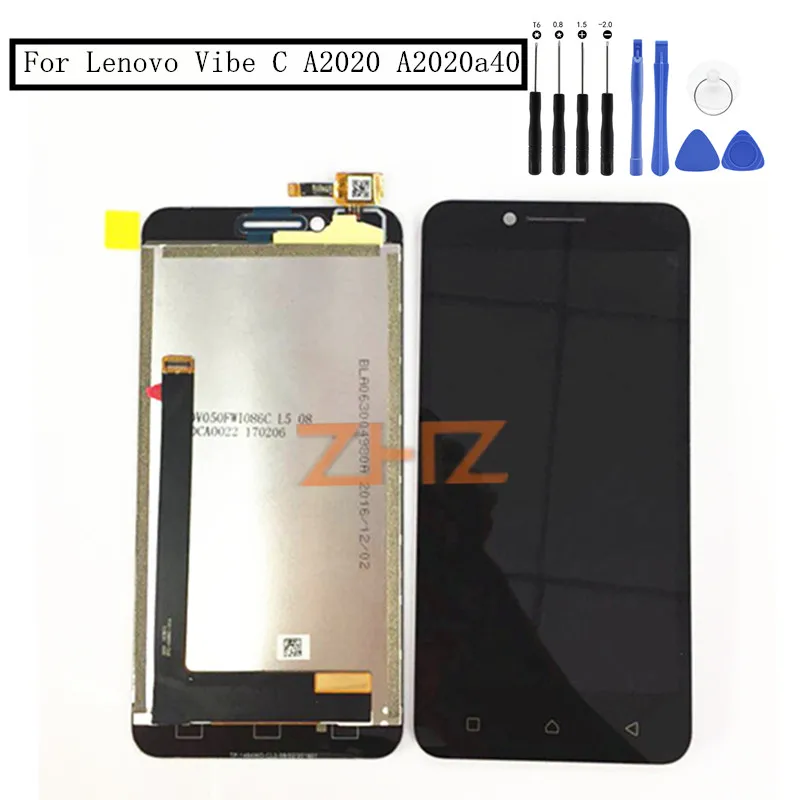 100% тест для Lenovo Vibe C A2020 A2020a40 ЖК дисплей с сенсорным экраном дигитайзер в сборе