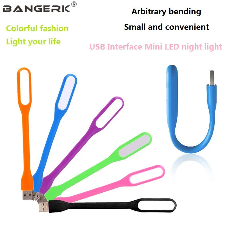 Flexibele Power Bank USB Светодиодная лампа Декор настольная для чтения Draagbare супер яркая