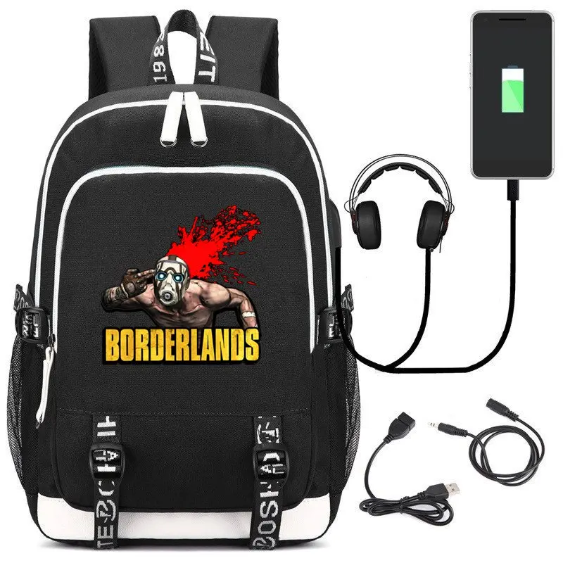 Горячая игра borderland рюкзак косплей Дети Подростки дорожная сумка для ноутбука через плечо аниме геймер школьные сумки подарок - Цвет: BO06