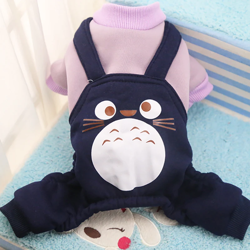 Winter autumn Warm Pet Dog Clothes Four-legs Hoodie Small Sweaters Coats Cotton Puppy Clothing Outfit for Chihuahua S-2XL | Дом и сад
