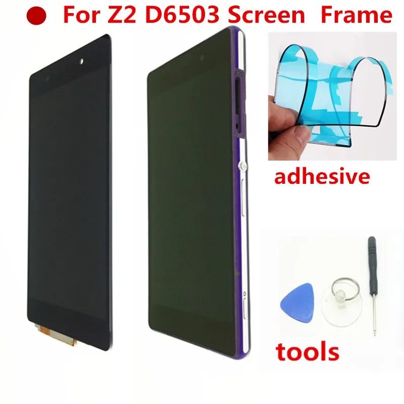 3G Version Original 5.2&quot LCD For SONY Xperia Z2 Display Touch Screen Digitizer D6502 D6503 D6543 | Мобильные телефоны и