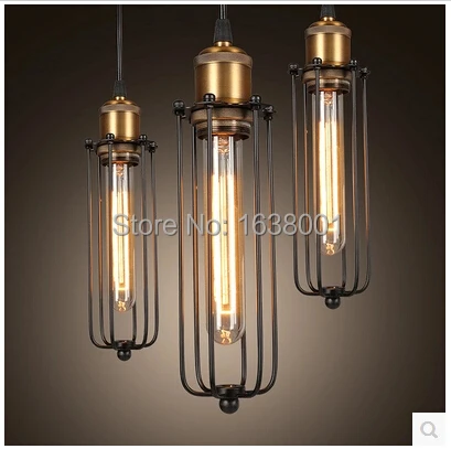 Американский кантри Европейский ретро кованого железа индустрия люстра