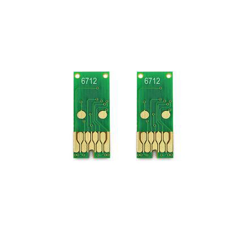 CISSPLAZA 50 шт. T6712 чип бака для обслуживания чернил совместимый Epson WF6090 WF6590 WF8010 WF8090 WF8510