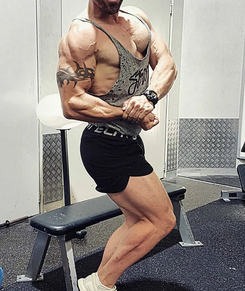 Новые модные мужские спортивные пляжные шорты, быстросохнущие спортивные штаны для бодибилдинга, фитнеса, шорты для бега, повседневные спортивные мужские шорты 3XL