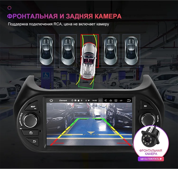Isudar Автомобильный мультимедийный плеер 1 Din Android 9 DVD Automotivo для FIAT/Fiorino/Qubo/Citroen/Nemo/peugeot/Bipper gps радио 4 ядра