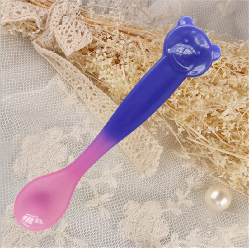 1 шт. детская Термочувствительная ложка 15 х3 5 см|spoon baby|baby kids spoonbaby spoon |