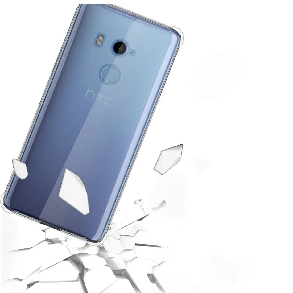For HTC U11 U Play Eyes Life Plus One A9s X10 M10 Desire 10 12 Pro Evo Case Air Cushion Soft Slim Clear Crystal Cover Capa |