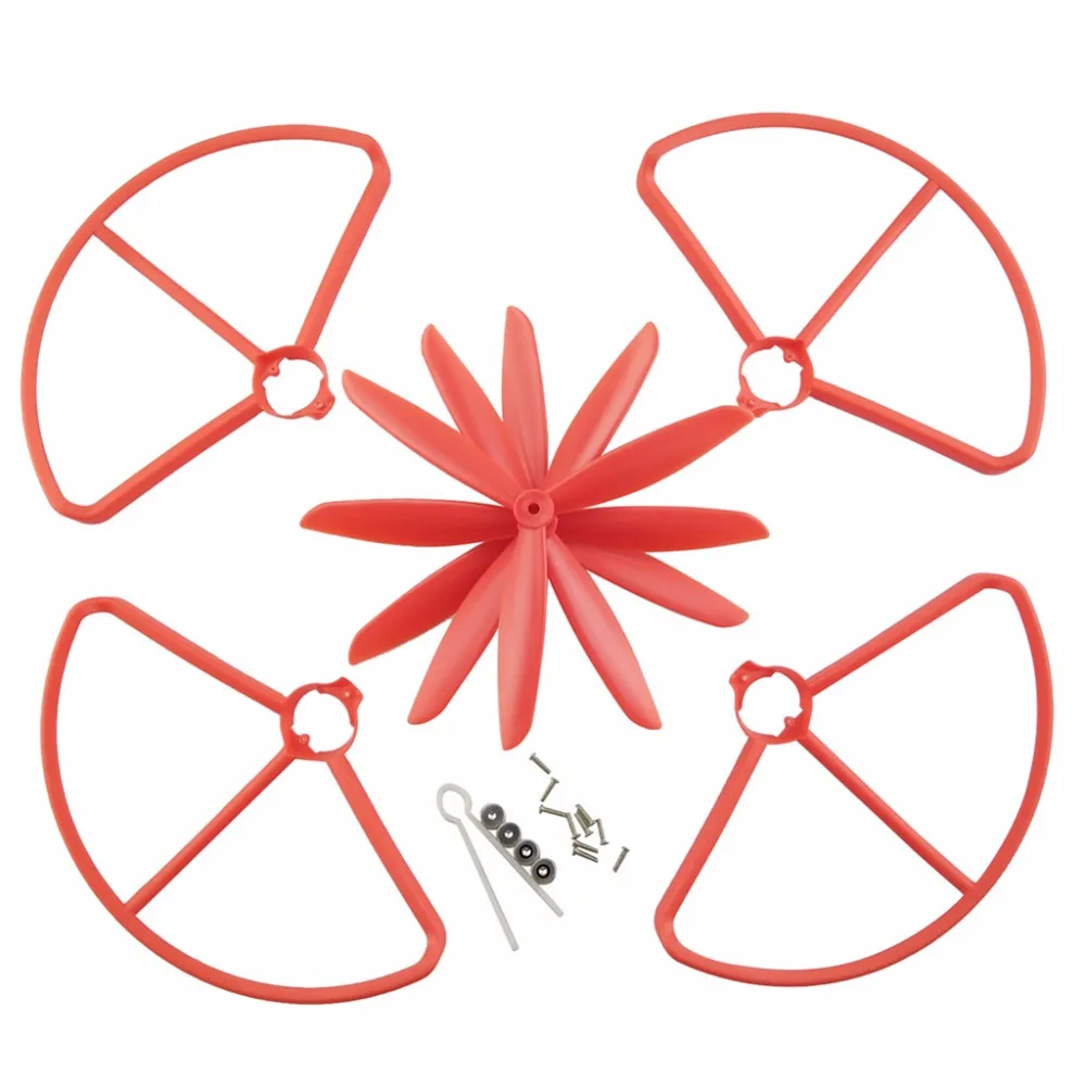 4 шт. защитный чехол с 3 лопастным пропеллером 4cps для MJX B2C B2W Bugs 2 RC Quadcopter Drone|propeller