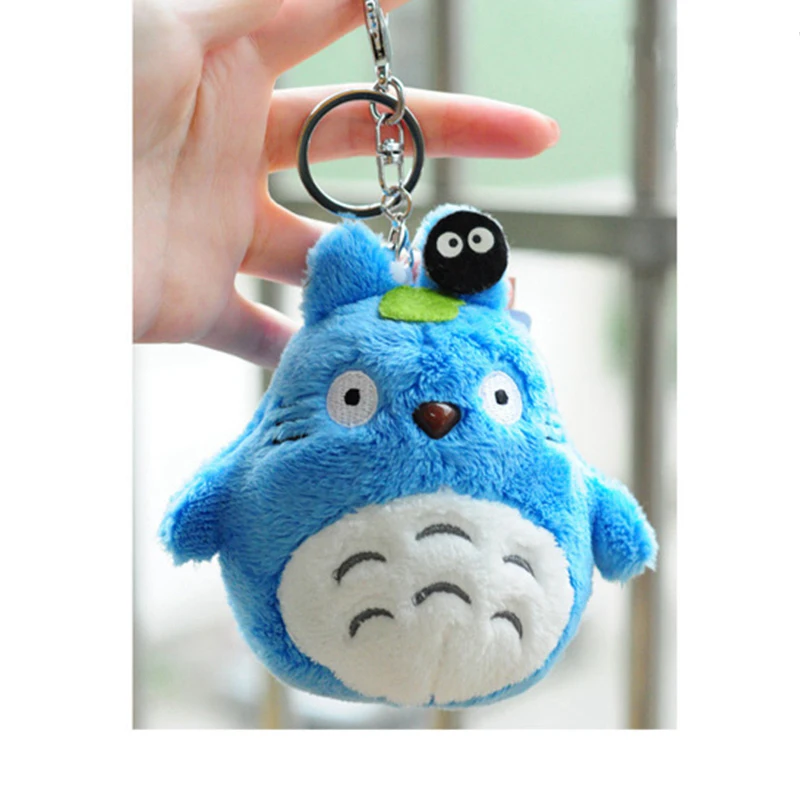 Royal Blue Totoro Panda Kawaii Плюшевые Подарки в виде животного игрушки для детей брелок-плюшевая кукла подвеска на рюкзак украшение Красота Синий Серый игрушки - Color: Royal Blue