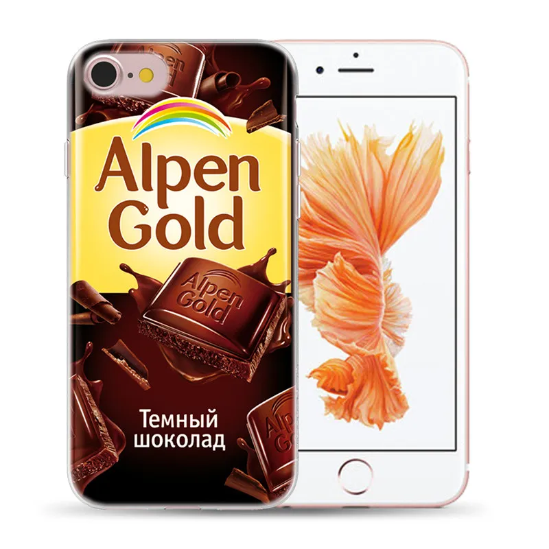 Забавный шоколадный русский Мягкий ТПУ чехол для iPhone 11 Pro Max X XS XR MAX 7 8 5 5S SE 6S 6 Plus