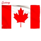Высококачественный баннер, Канадский кленовый лист, внутренний баннер из полиэстера