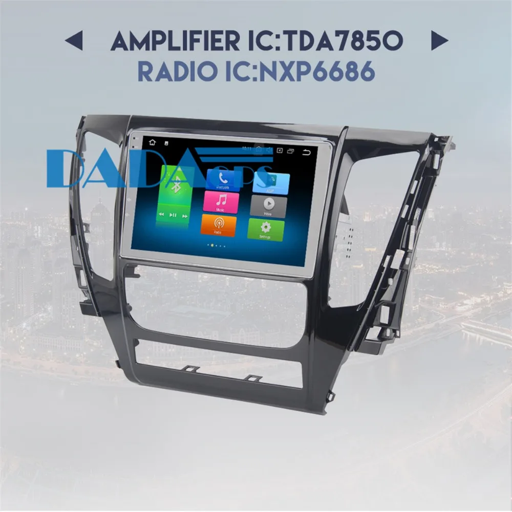 Автомобильный радиоприемник с GPS навигацией Android 8 0 4 Гб ОЗУ 7 1 2 ПЗУ для Mitsubishi Pajero