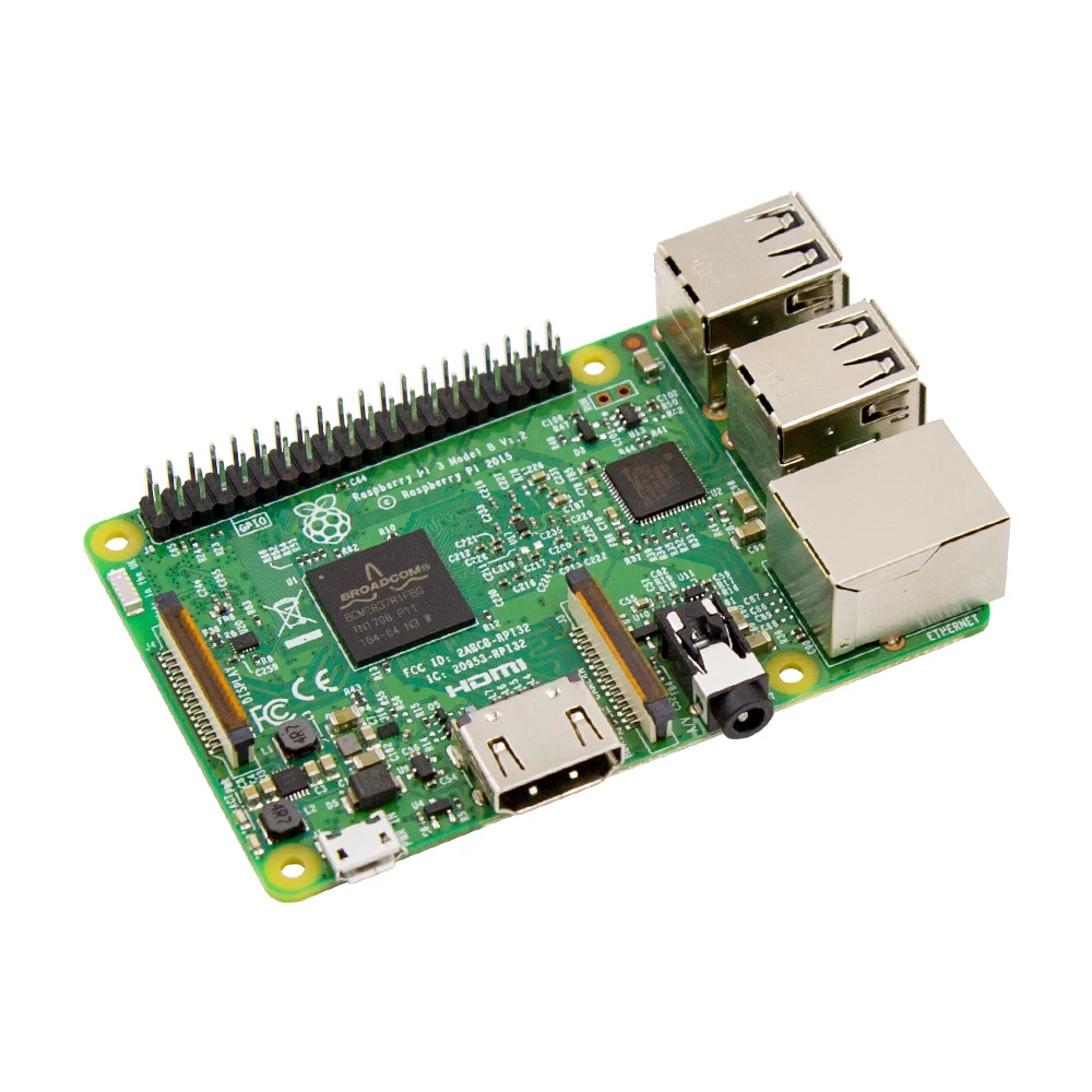 Великобритания сделанный Raspberry Pi 3 Model B 1 ГБ ОЗУ четырехъядерный 1,2 ГГц 64 бит процессор WiFi и Bluetooth