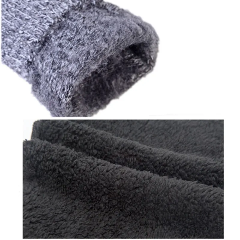 Шапки шарфы перчатки комплект из трех предметов для мужчин и женщин зимняя