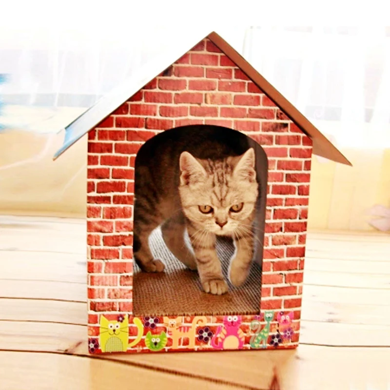 Когтеточка для кошек забавные игрушки Сделай Сам модный домашних животных дома