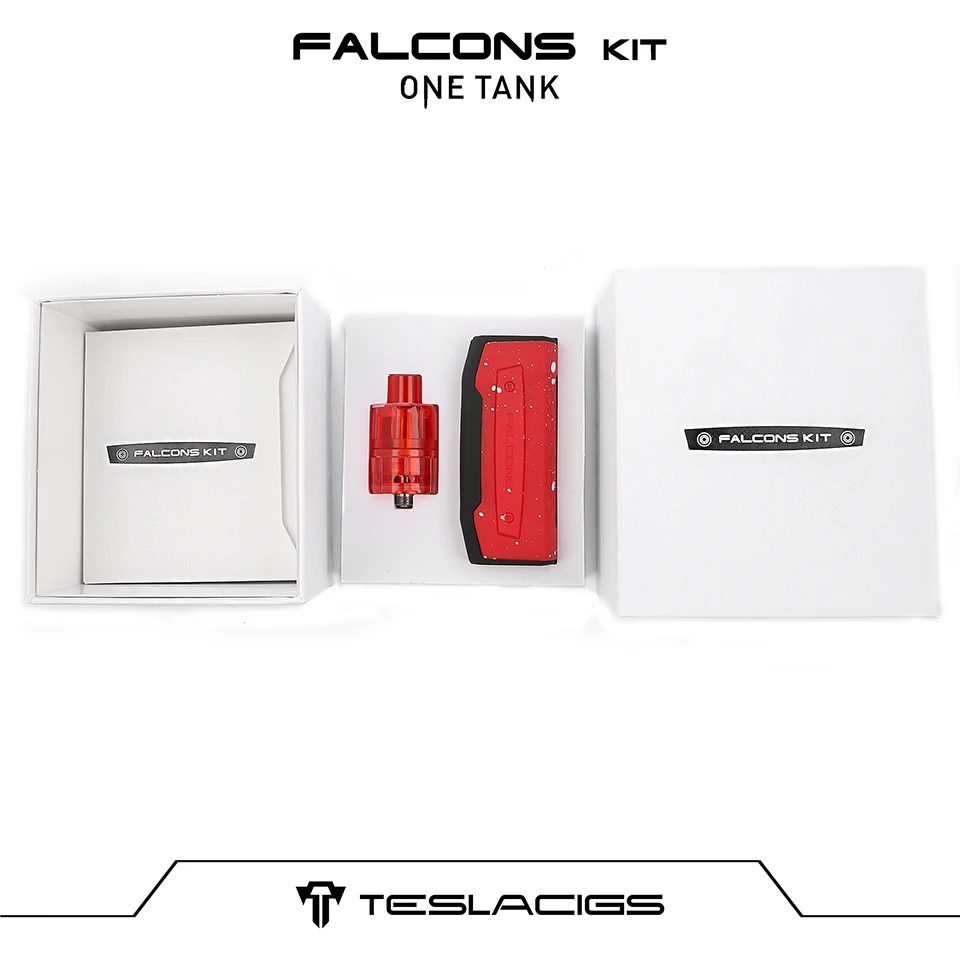 Оригинальный стартовый комплект Tesla Falcons 2 мл Pod One Форсунка картриджа tank 2000 мАч