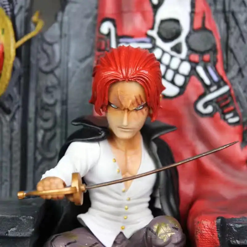 Аниме One Piece GK статуя Shanks на Железном Троне экшн фигурка коллекционная игрушка 24
