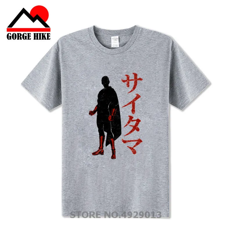 Новинка хит футболка с воином из мультфильма ONE PUNCH Man Мужская 3D рисунком Genos Saitama