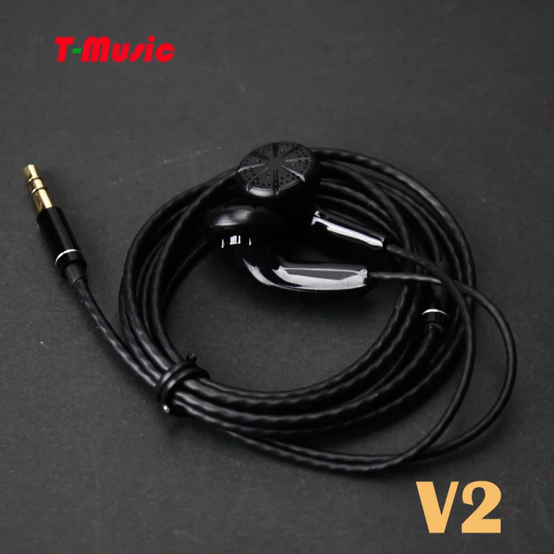 Новинка наушники вкладыши Version2 Black / Hifi T Music DIY 3 5 мм|diy earphone|earphone diyearphone 3.5mm |