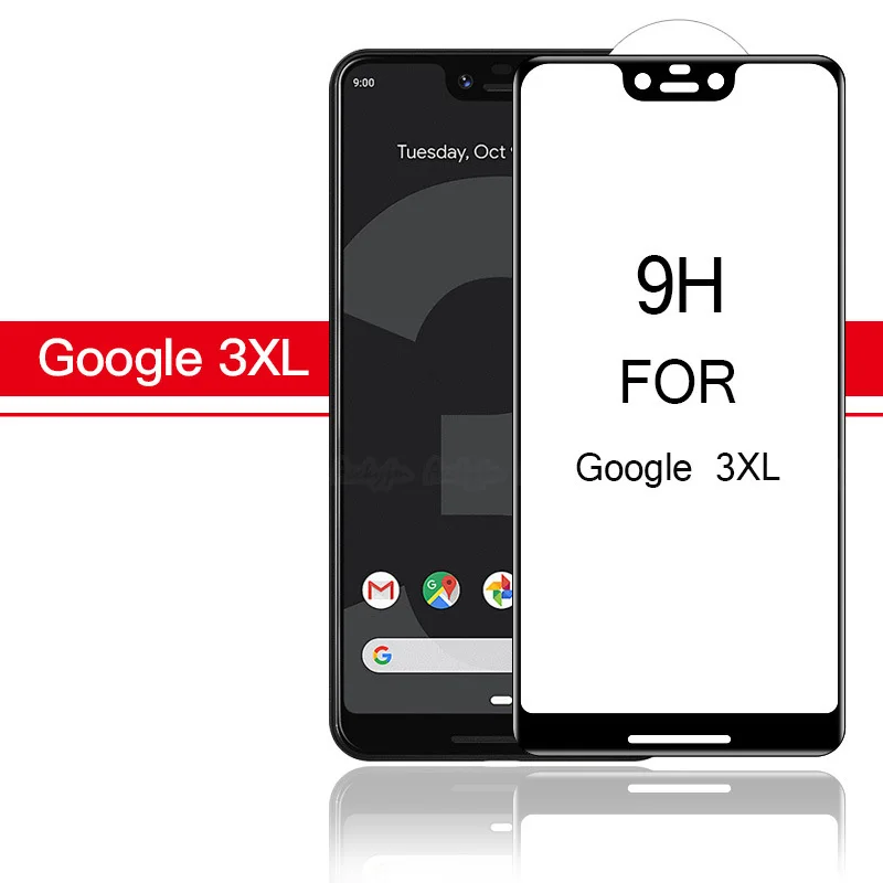 Закаленное стекло UVR 5D с холодной резьбой для Google Pixel 3 3XL 3D полное покрытие Защита