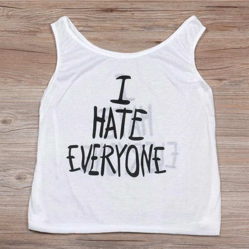 2017 модная женская майка с буквенным принтом летняя повседневная Свободная без