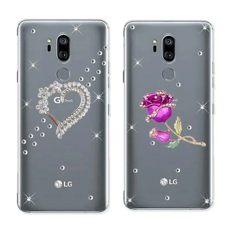 Роскошный блестящий чехол со стразами для LG G7 Thiq G6 G5 G4 G4s G3 телефона стилус |